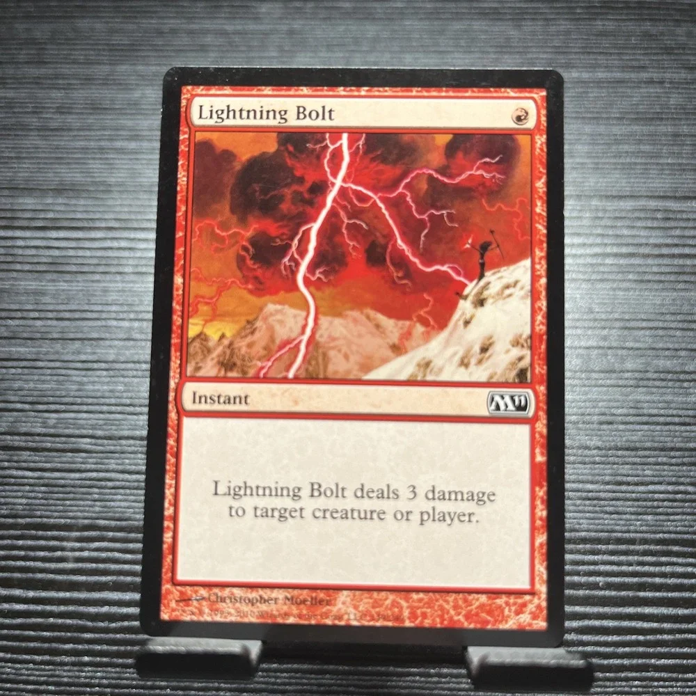 Mtg Lightning Bolt *M11‎ - Played*
